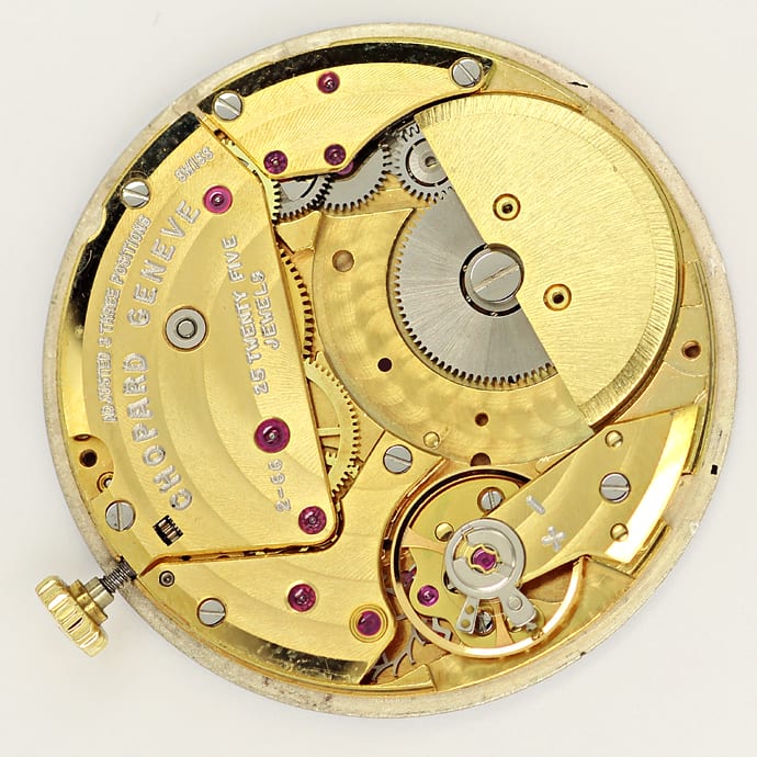 Foto 5 - Chopard Classic Homme Automatik-Uhr Gold Kroko, U1478