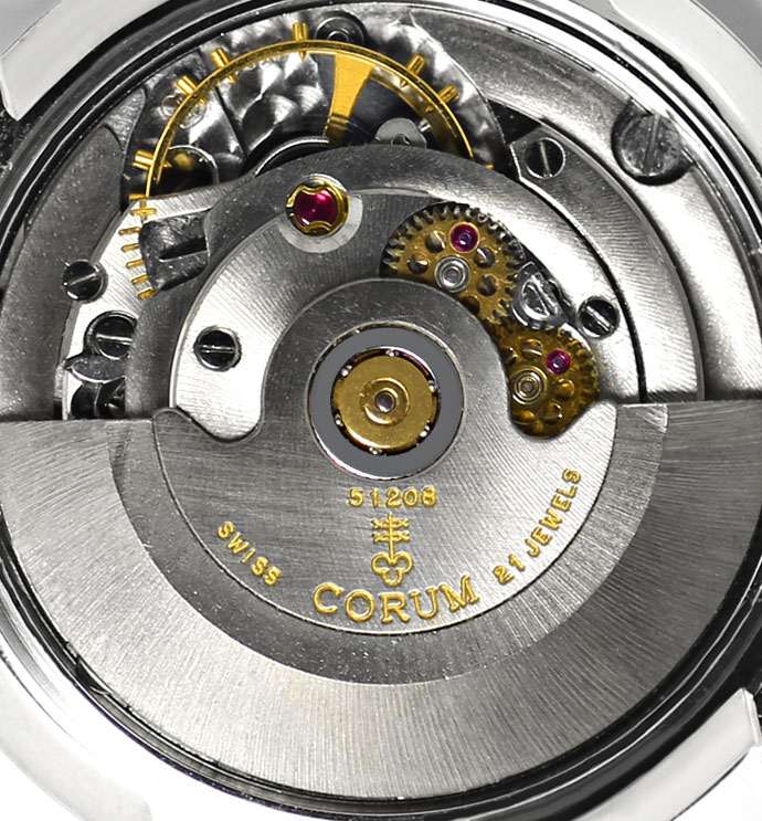 Foto 6 - Corum Automatik Gross Datum Herren-Armbanduhr Weißgold, U2405